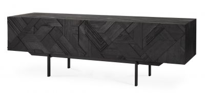 Graphic TV cupboard Teak Ethnicraft